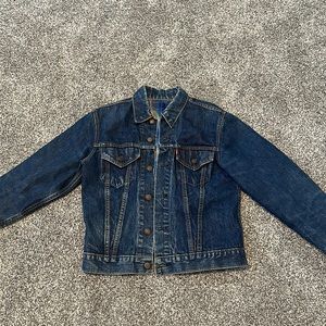 VTG Levi’s big E denim jacket. Blanket lining rare!